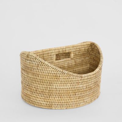 Paume Rattan Magazine Holder Natural