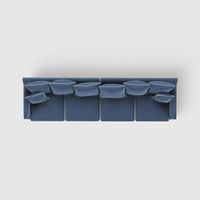 Noosa 4 Seat Modular Sofa Navy