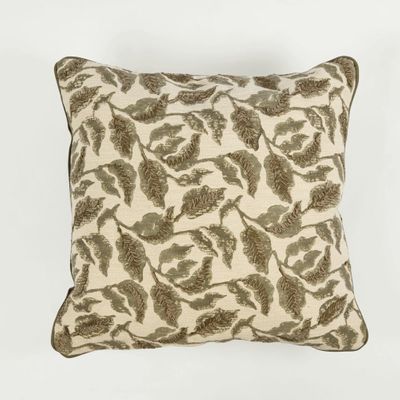 Poppy Cushion Cover 50x50cm White