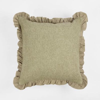 Poppy Cushion Cover 50x50cm Green