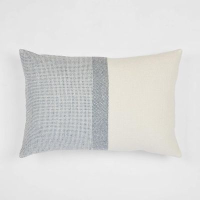 Highland Cushion Cover 40x60cm Blue/White