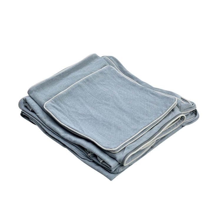 Slip Cover Only - Noosa Hamptons Chaise LHF Beach w/ white