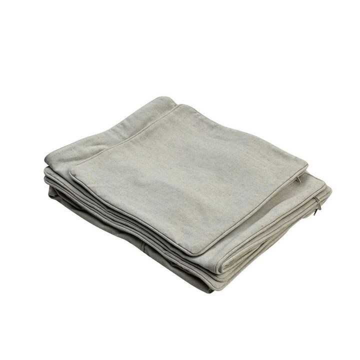 Aura Ottoman Cover C7 Natural Linen