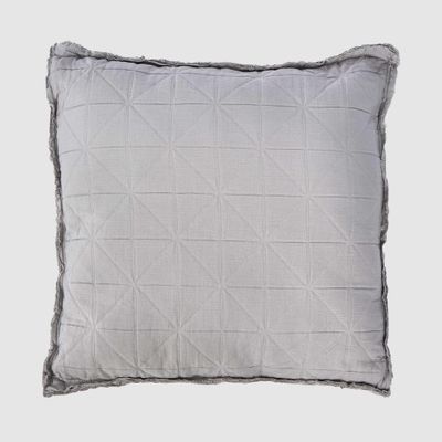 Quilted cushion Light Grey