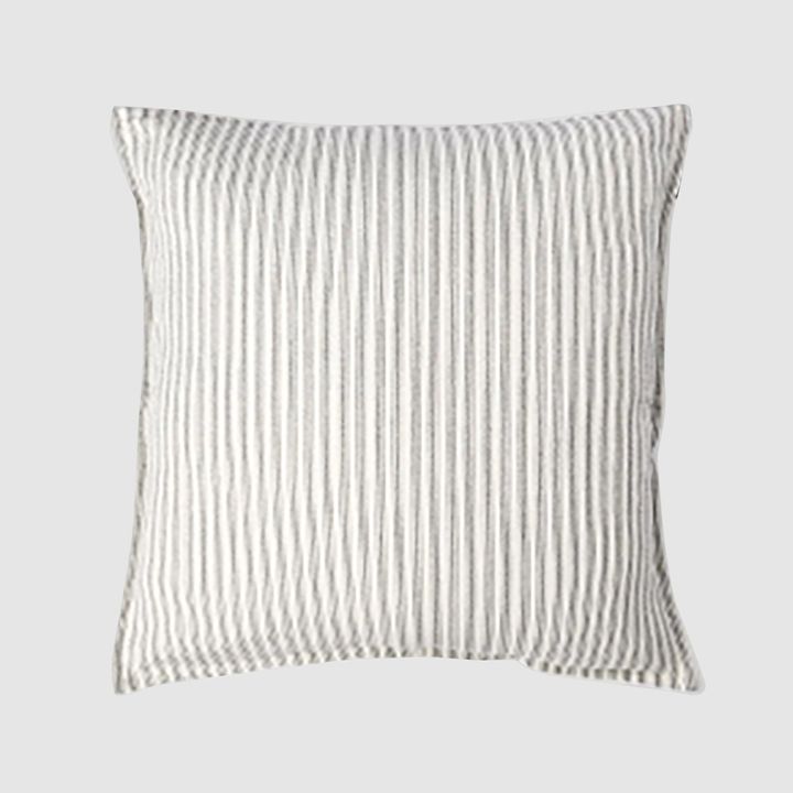 Ticking Cushion Grey 50x50 - Cover only