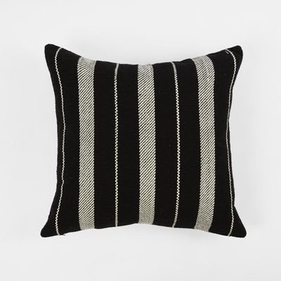 Malik Cushion Cover 50x50cm Black/White