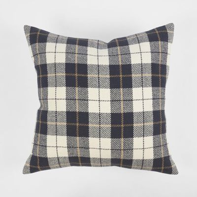 Hickory Cushion Cover 50x50xm Black/White