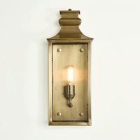 Westpoint Outdoor Wall Light Medium Antique Brass