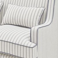 Bondi Hamptons 2 Seat Sofa Blue/White Pin Stripe