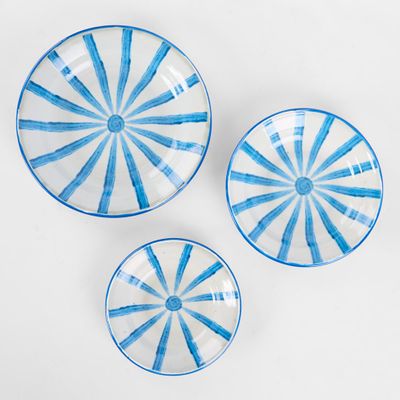 Chablis Enamel Plate Set Of 3