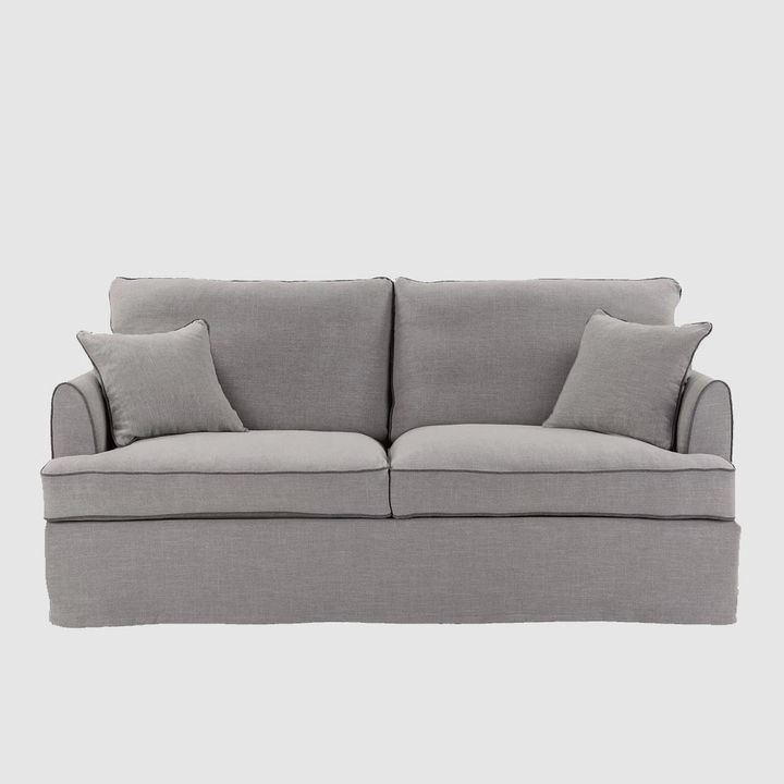 Byron Hamptons 2.5 Seat Sofa Pebble Grey