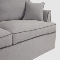 Byron Hamptons 2.5 Seat Sofa Pebble Grey