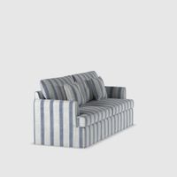 Byron Hamptons 3 Seat Sofa Blue Sky