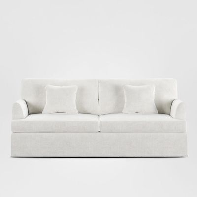 Byron Hamptons 3 Seat Sofa Blue Sky