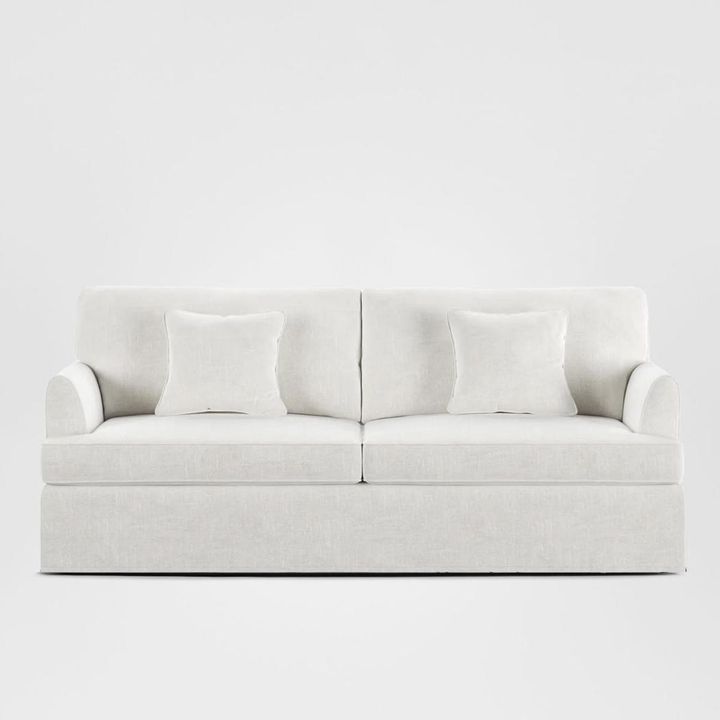 Byron Hamptons 3 Seat Sofa Blue Sky