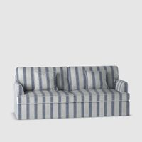 Byron Hamptons 3 Seat Sofa Blue Sky