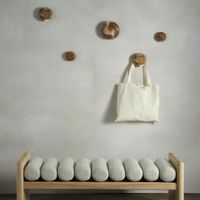 Halo Coat Hook Small Swirl Resin Toffee