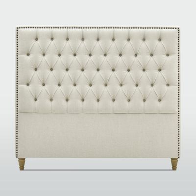 Queenscliff Tufted Bedhead King Beige