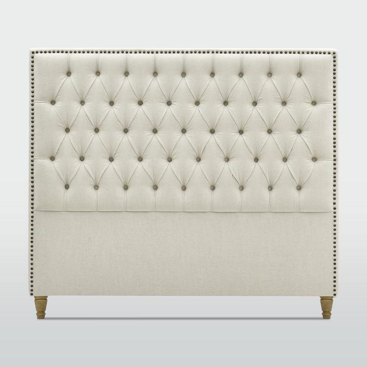 Queenscliff Tufted Bedhead King Beige