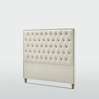 Queenscliff Tufted Bedhead Queen Beige