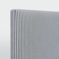 Newport Bedhead Queen White & Blue Pin stripe
