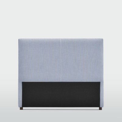 Newport Bedhead Queen White & Blue Pin stripe