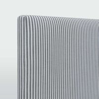 Newport Bedhead King White & Blue Pin stripe