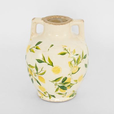 Lemon Vase With Handle