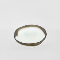 Halo Bowl Large Swirl Resin B&W