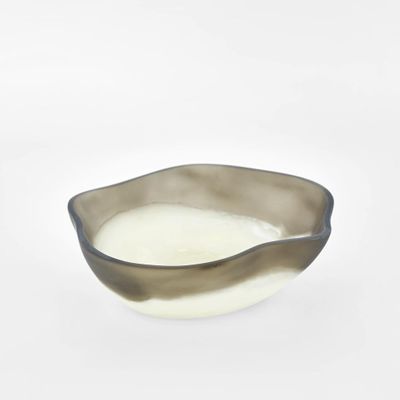 Halo Bowl Small Swirl Resin B&W