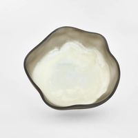 Halo Bowl Small Swirl Resin B&W