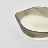 Halo Bowl Small Swirl Resin B&W
