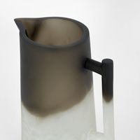 Halo Jug Swirl Resin B&W