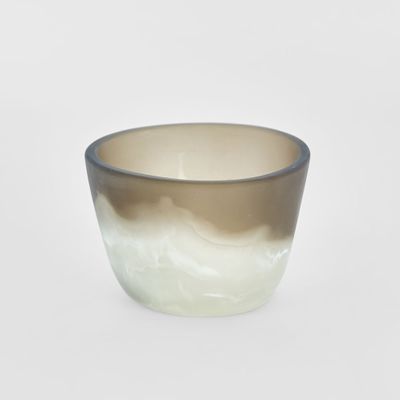 Halo Bowl Swirl Resin B&W