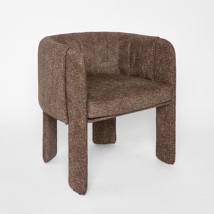 Clara Dining Chair with arms Cocoa