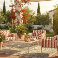 Wira Coffee Table Outdoor White with tiled top