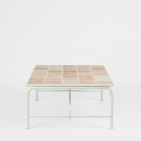 Wira Coffee Table Outdoor White with tiled top