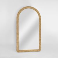 Long Island Mirror  Arch Rattan