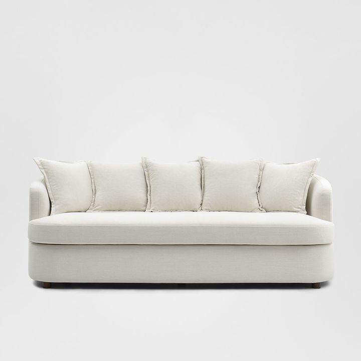 Clontarf Hamptons 3 Seat Sofa Ivory