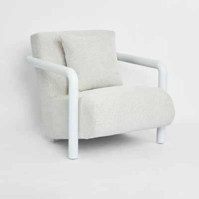 Argo Armchair Ecru with white frame Outdoor