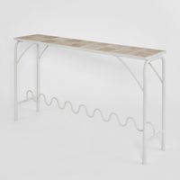 Wira Console Outdoor White with tiled top