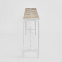 Wira Console Outdoor White with tiled top