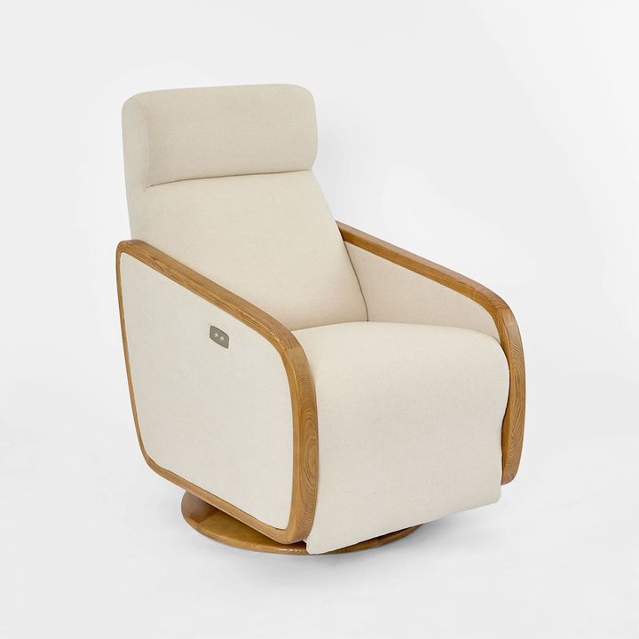 Seaford Electric Recliner Chair Beige