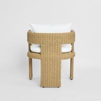 Cassius Outdoor Occasional Dining Chair Natural