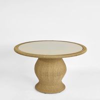 Cassius 1.2m Round Dining Table Natural Outdoor