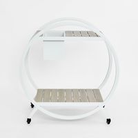 Ryder Bar Cart White Outdoor