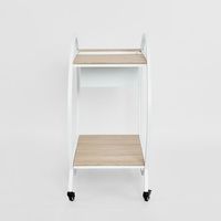 Ryder Bar Cart White Outdoor
