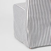 Slip Cover Only - Clifton Dining Chair  Blue Stripe