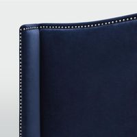 Mornington Bedhead King Blue Velvet