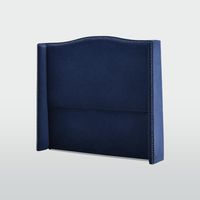 Mornington Bedhead King Blue Velvet